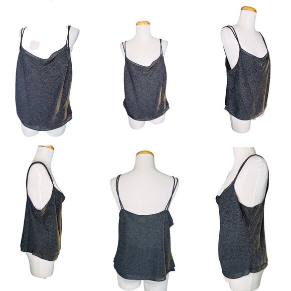 Joseph Ribkoff Jacket and Cami Gold Iridescent Set Poly Metallic Cocktail Fab - Picture 11 of 12